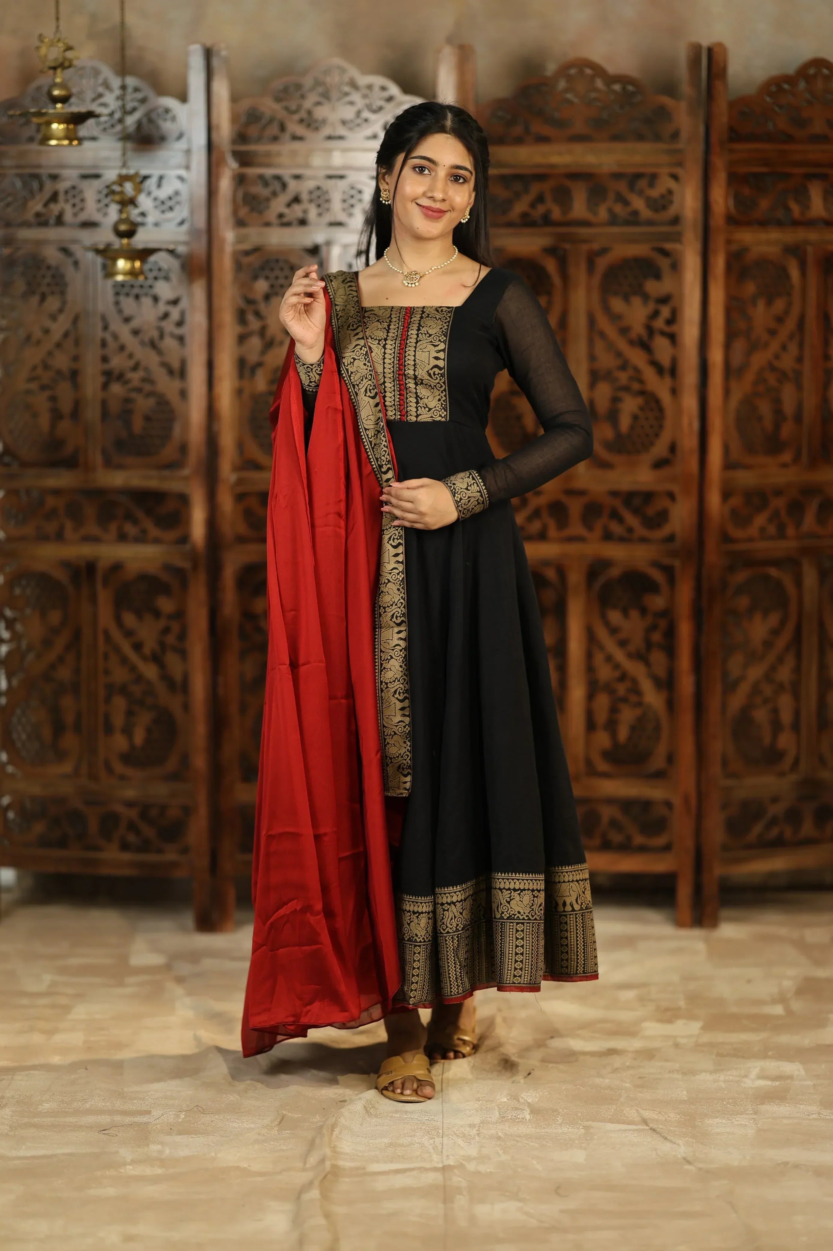 Shrungar Pure cotton Anarkali