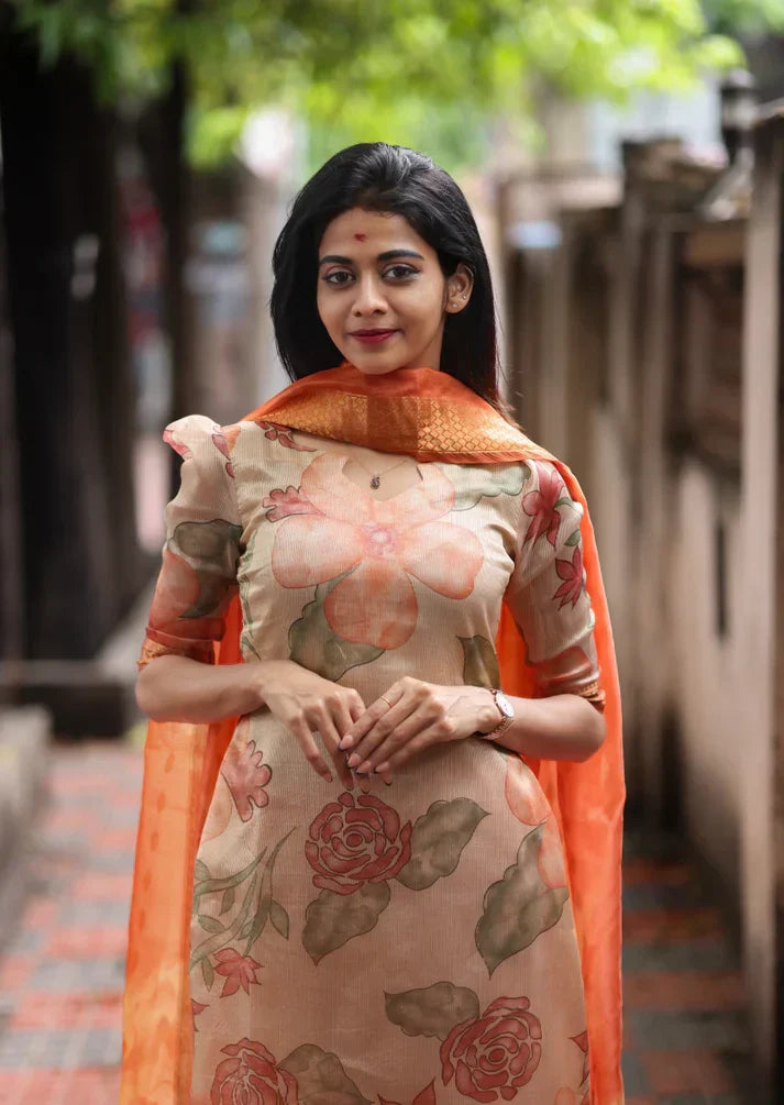 Mari Glow Top & Dupatta Set