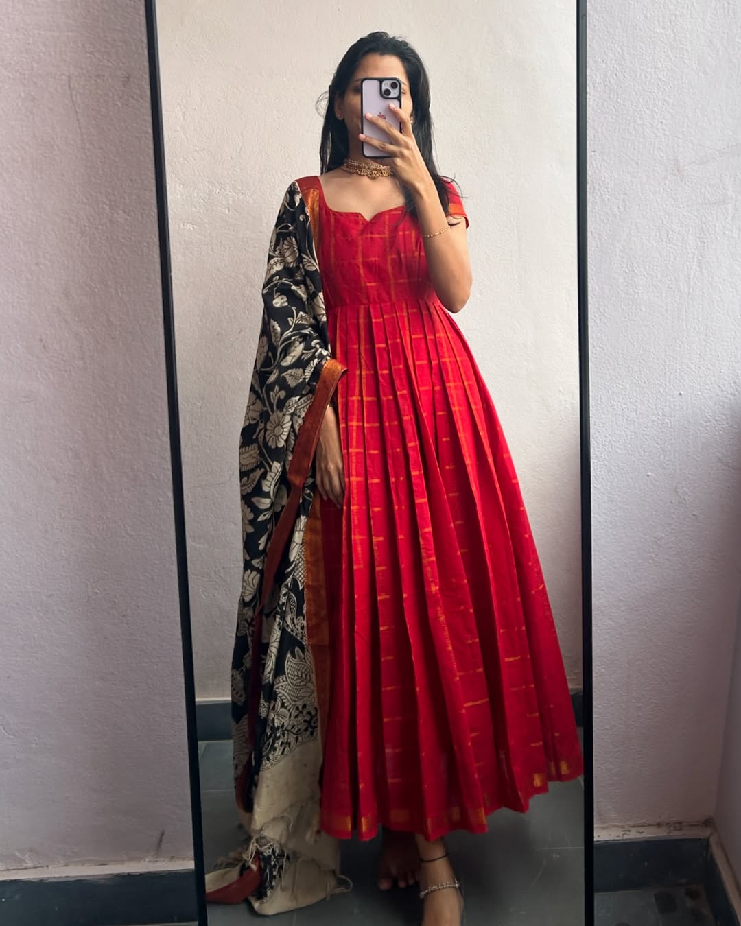 Sharanya Flared Kurta & Dupatta