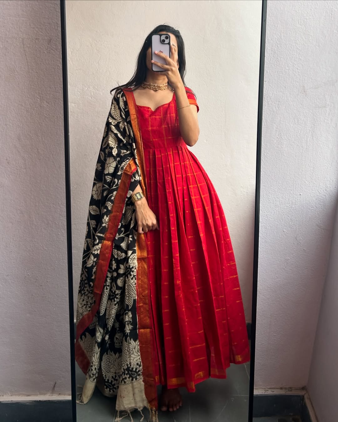Sharanya Flared Kurta & Dupatta