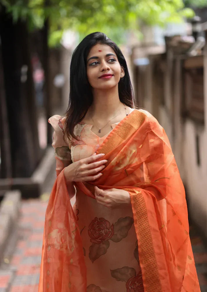 Mari Glow Top & Dupatta Set