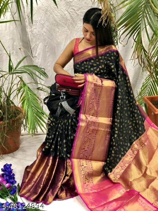 Green and Pink NX Kanjivaram Silk Saree